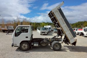 H25年　いすゞ エルフ 3ｔ 高床 ダンプ