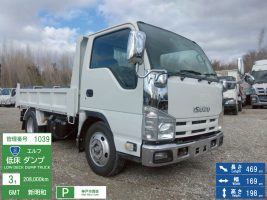 H24年　いすゞ エルフ 3ｔ 低床 ダンプ